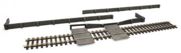 Bahnsteigkanten aus Holz