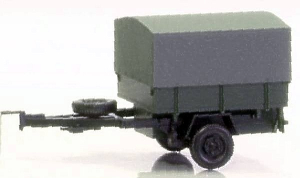 Einachsanhänger Stromaggregat, grün, Militär