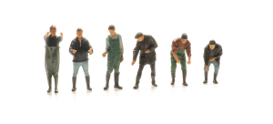 Set Seeleute im Hafen