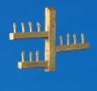 Griffstangenhalter, flach, Kriegsbauart
