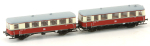 Triebwagenzug Set VT135 + VB140 der DR, EP III